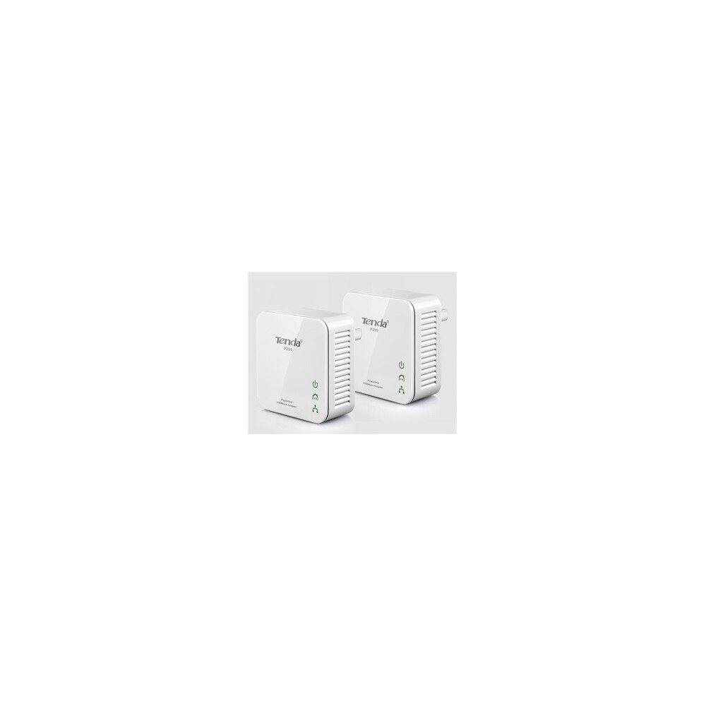 P200 - Kit d''adaptation CPL 200Mbps - HomePlug AV (HPAV) - Branchement mural (pack de 2)