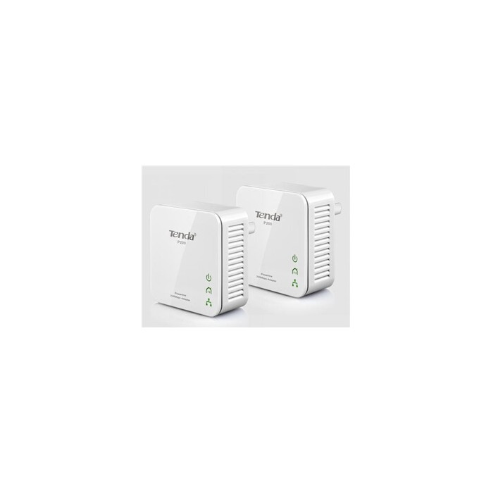 P200 - Kit d''adaptation CPL 200Mbps - HomePlug AV (HPAV) - Branchement mural (pack de 2)