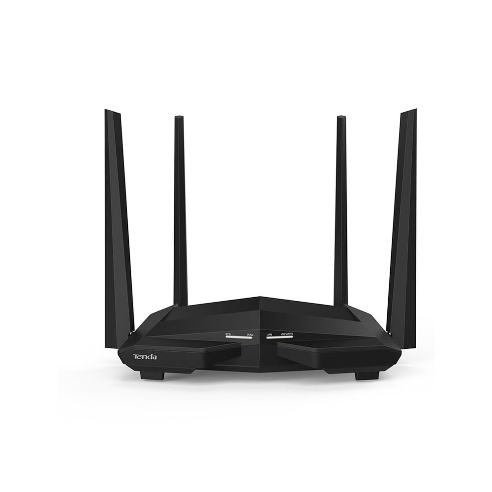 Tenda AC10U routeur sans fil Fast Ethernet Bi-bande (2,4 GHz / 5 GHz) Noir - Neuf