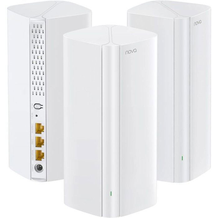 Tenda Mesh WiFi 6 AX3000 Nova EX12 2 Pack - Système WiFi Mesh pour toute la maison