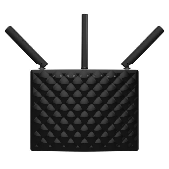 Tenda AC15 routeur sans fil Gigabit Ethernet Bi-bande (2,4 GHz / 5 GHz) Noir - Neuf