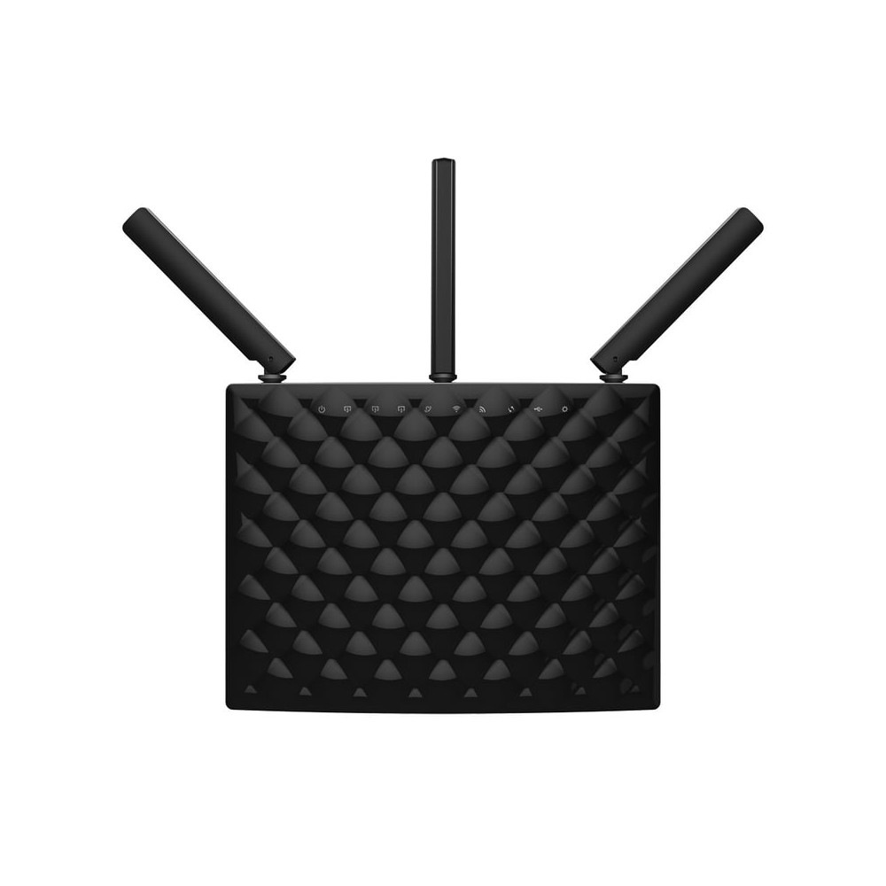 Tenda AC15 routeur sans fil Gigabit Ethernet Bi-bande (2,4 GHz / 5 GHz) Noir - Neuf