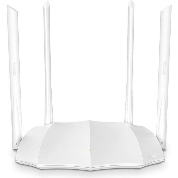 Routeur WiFi dual band AC1200 TENDA - Ports Gigabit - contrôl parental - réseau invité - IPv6 - Fibre Optique