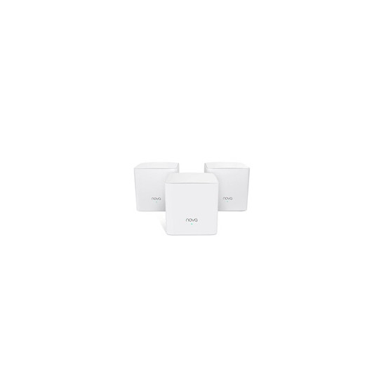 NOVA MW5G(3-PACK) système Wi-Fi maillé Bi-bande (2,4 GHz / 5 GHz) Wi-Fi 5 (802.11ac) Blanc 2 Interne