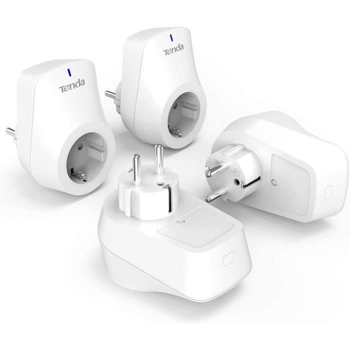 Prise connectée - TENDA - Beli SP6-4 - 3.68KW - Protection bébé - Contrôle  distance