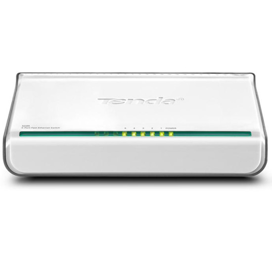 Tenda 5-Port Fast Ethernet Switch Non-géré Blanc - Neuf