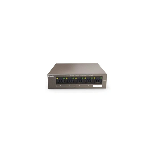 Switch de Bureau 5 Ports 10/100Mbps Base-TX RJ45 - TEF1105P-4-63W, POE Switch Ethernet, ,Switch Poe 4 Ports, plug&play