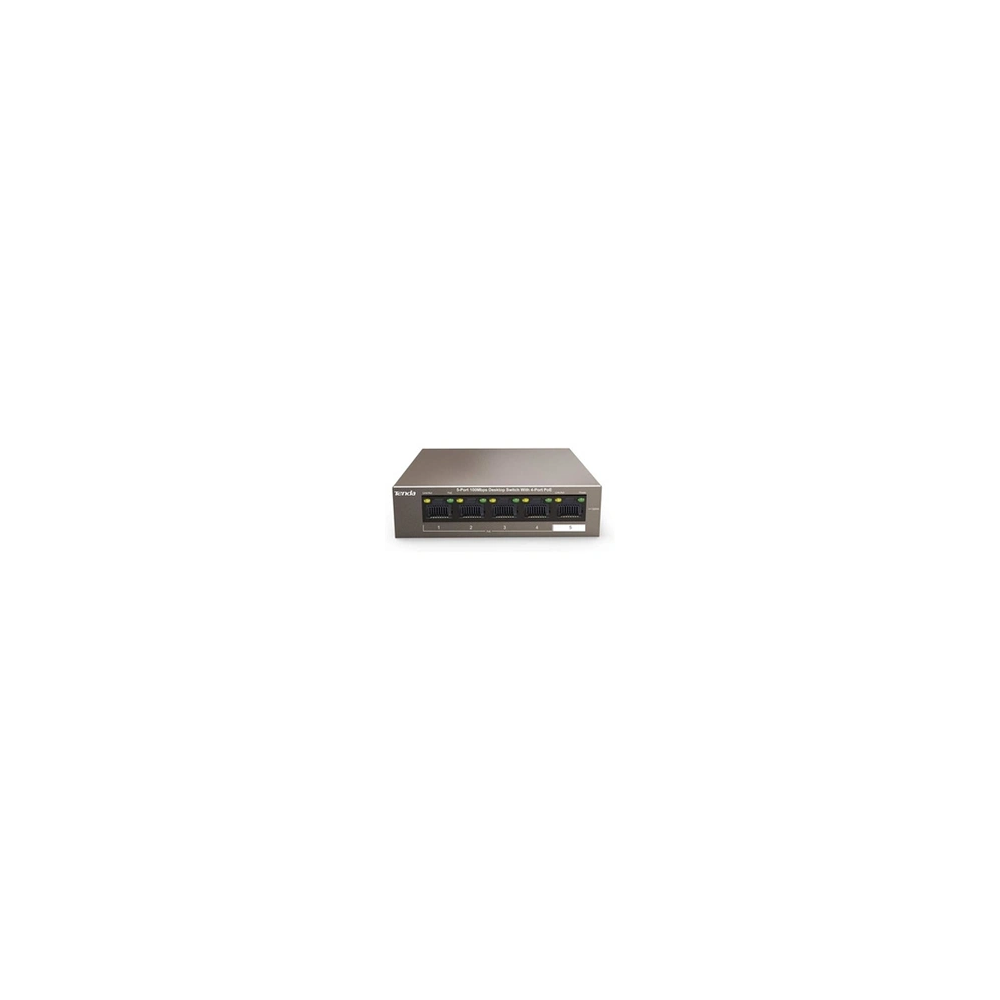 Switch de Bureau 5 Ports 10/100Mbps Base-TX RJ45 - TEF1105P-4-63W, POE Switch Ethernet, ,Switch Poe 4 Ports, plug&play