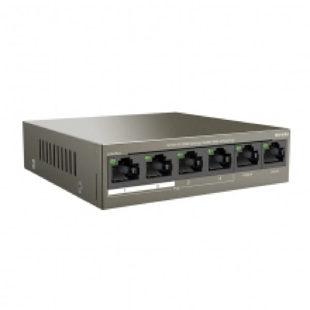 Tenda TEF1106P-4-63W PoE adaptateur et injecteur - Noir