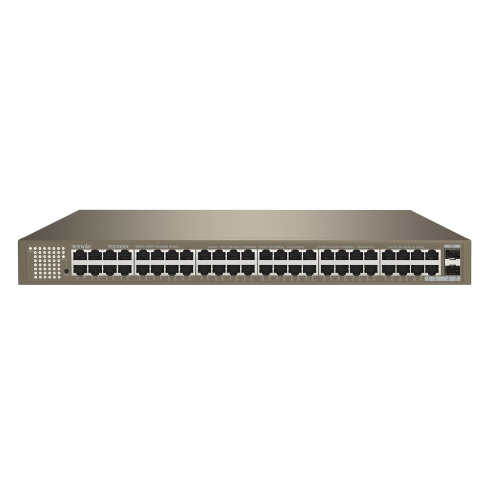 Tenda TEG1050F commutateur réseau Non-géré Gigabit Ethernet (10/100/1000) Gris - Neuf