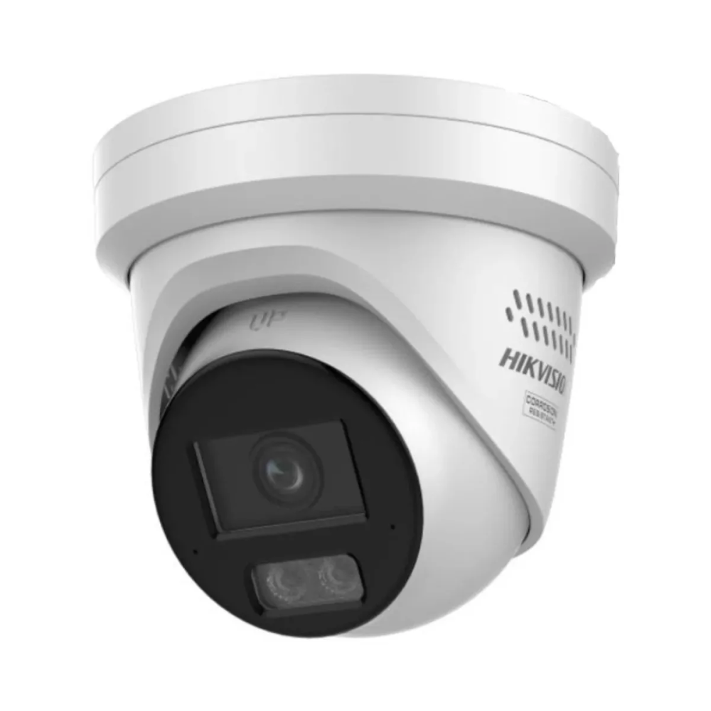 Caméra de Sécurité IP Hikvision Pro Turret PoE 8MP 4mm Extérieur IP67 - DS-2CD2387G3-LIS2UY/SL(4mm)