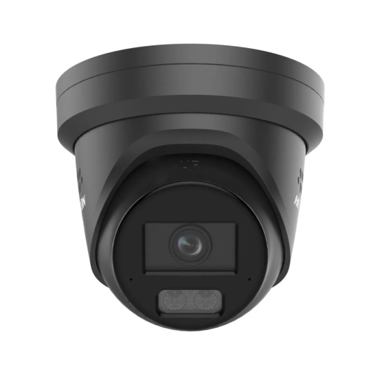 Caméra de Sécurité IP Hikvision Pro ColorVu 3.0 Turret PoE 4MP 2.8mm Extérieure IP67 DS-2CD2347G3-LIS2UY/SL(2.8mm)/BLACK