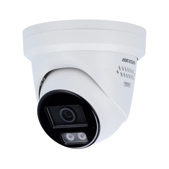 Caméra de Sécurité IP Hikvision Pro Turret ColorVu PoE 4MP 4mm Extérieure IP67 - DS-2CD2147G3-LIS2UY(4mm)