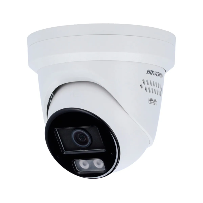 Caméra de Sécurité IP Hikvision Pro Turret ColorVu PoE 4MP 4mm Extérieure IP67 - DS-2CD2147G3-LIS2UY(4mm)