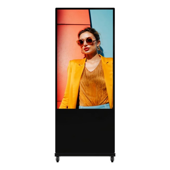 Hikvision DS-D6055UN-D/S Écran d'affichage dynamique En forme de kiosk 139,7 cm (55 ) LED Wifi 500 cd/m² 4K Ultra HD Noir Intégr