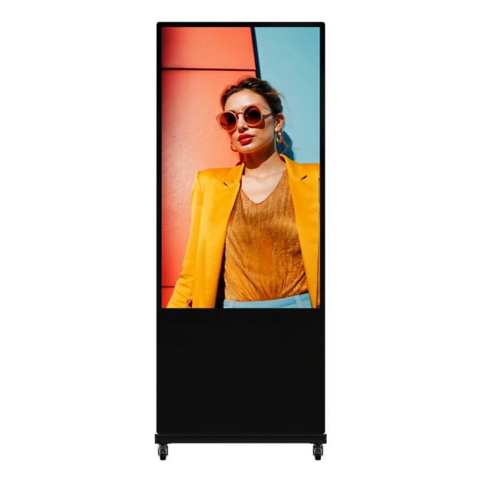 Hikvision DS-D6055UN-D/S Écran d'affichage dynamique En forme de kiosk 139,7 cm (55 ) LED Wifi 500 cd/m² 4K Ultra HD Noir Intégr