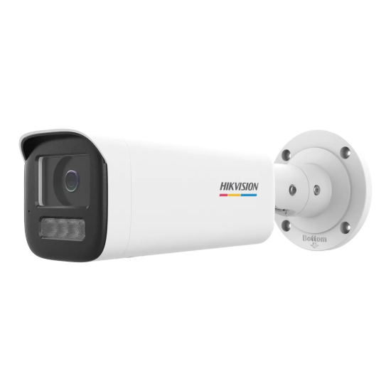Caméra de Sécurité IP Hikvision Value Bullet PoE 4MP 2,8 mm ColorVu 3.0 IP67 Blanche