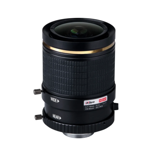 Objectif pour caméra de sécurité Dahua 12MP 1"/1,7" Objectif à focale variable 3,7-16 mm - PLZ20C0-D-V2