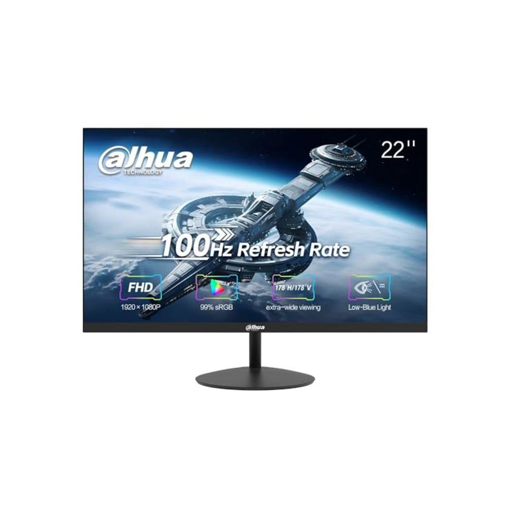 Écran VA Full HD 22 - DAHUA - LM22-A200Y - 1920 x 1080 - 100 Hz - HDMI/VGA