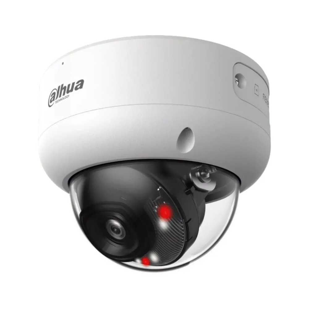 Caméra IP Dahua WizSense Dôme 4MP 2.8mm Extérieure PoE IP67 - DH-IPC-HDBW3449EP-S-IL-0280B