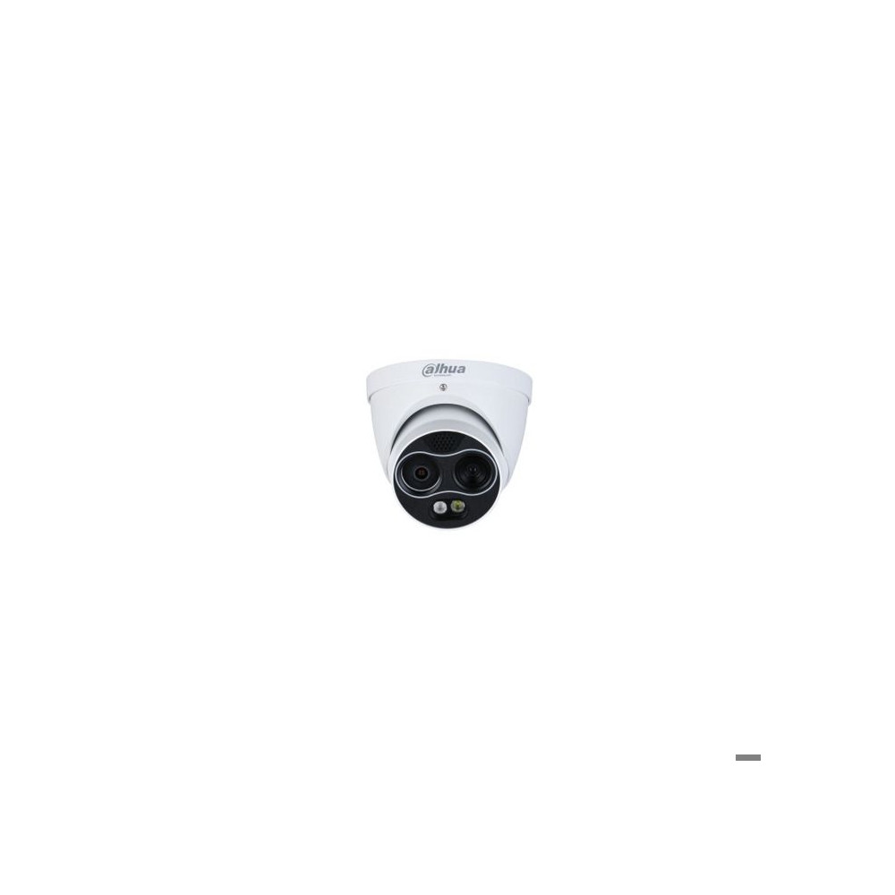 DAHUA Caméra IP dôme 4MP FF 4 mm IR 30m PoE Thermique IA WizSense - TPC-DF1241P-D3F4