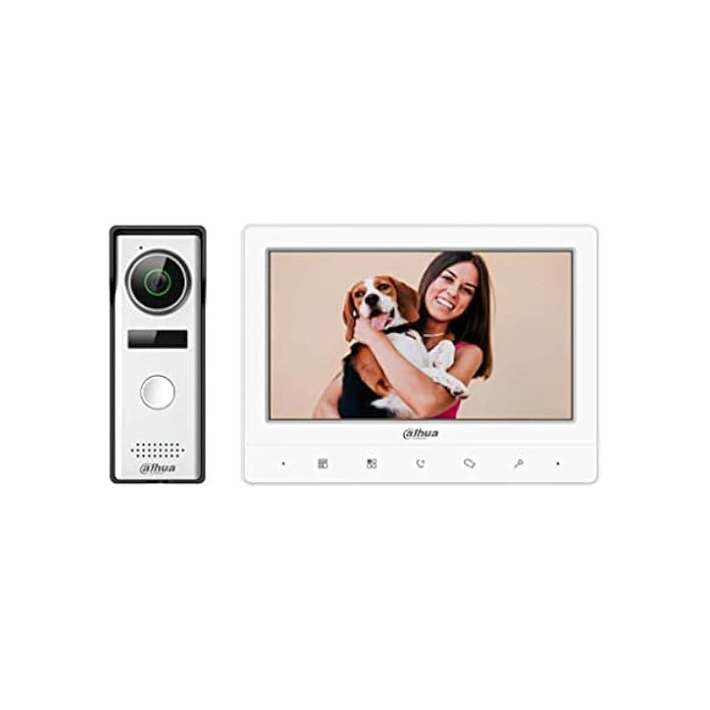 Interphone - DAHUA - DHI-KTA02 - Moniteur intérieur 7 - Filaire - Caméra de sécurité