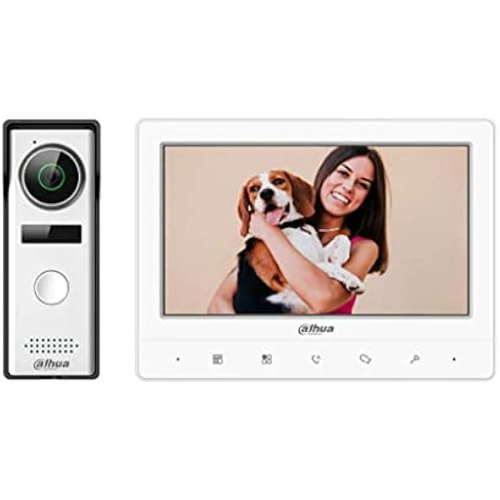Interphone - DAHUA - DHI-KTA02 - Moniteur intérieur 7 - Filaire - Caméra de sécurité