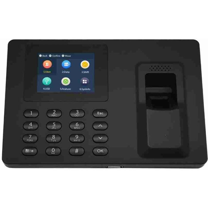 Asa1222e-s - Borne Relative Présence De Mot De Passe Par Empreinte Digitale Tactile Tcp/ip