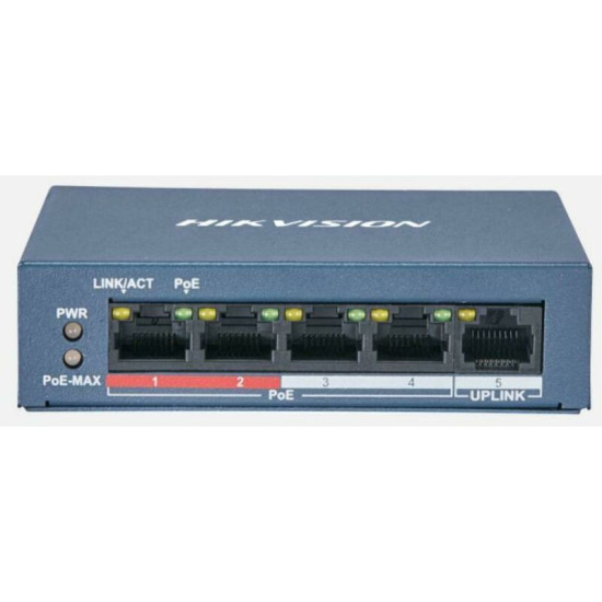 Hikvision - Switch 4 Port Poe +1 Ethernet Port Ds-3e0105p-e/m (b) 301801291