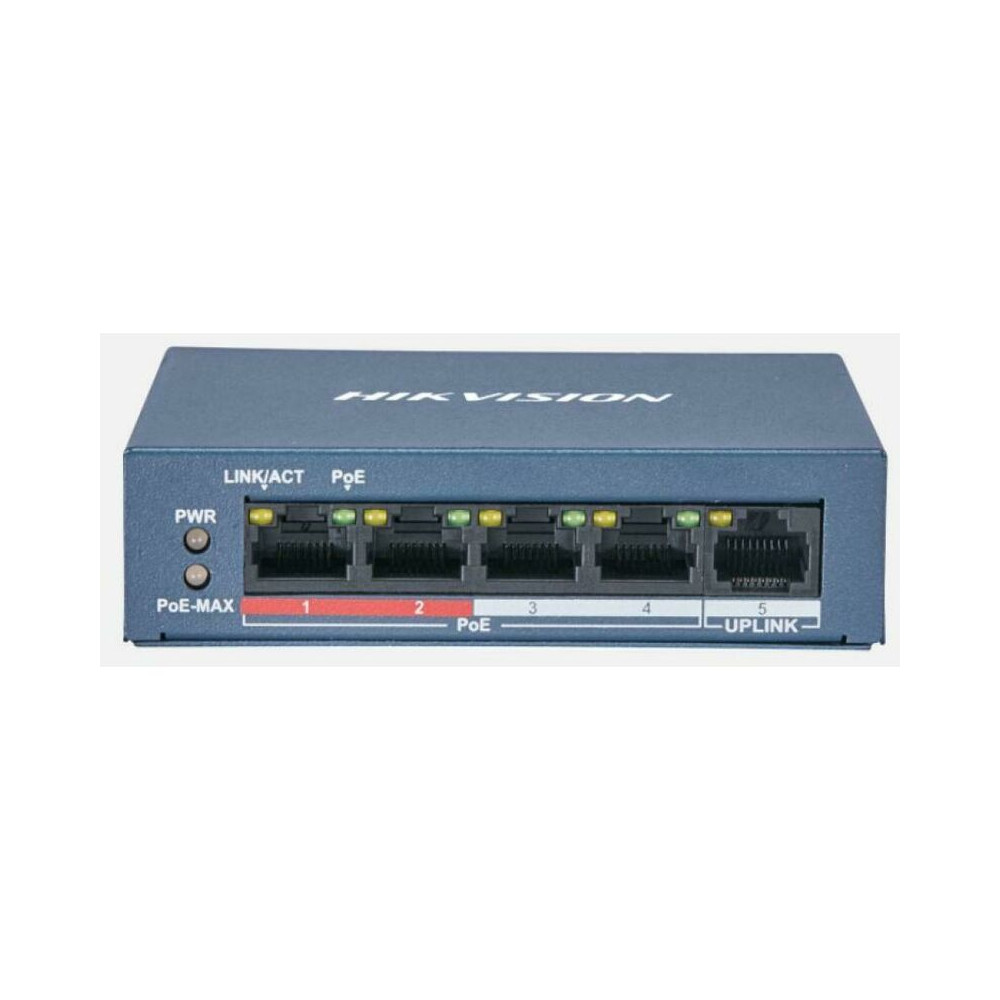 Hikvision - Switch 4 Port Poe +1 Ethernet Port Ds-3e0105p-e/m (b) 301801291