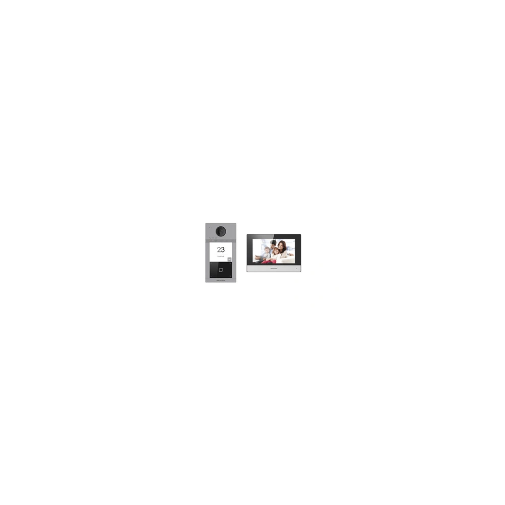Caméra de Surveillance DS-KIS604-S 104-928K1 Sans Fil Wi-Fi Vision Nocturne Réduction du Bruit Détection de Mouvement Gris