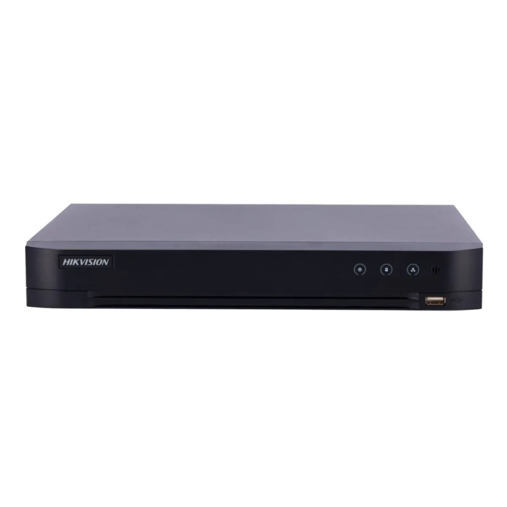 Enregistreur DVR Hikvision AcuSense 8 Canaux 4K Noir - iDS-7208HUHI-M1/FA/A(EU)/8A+ALM8/4