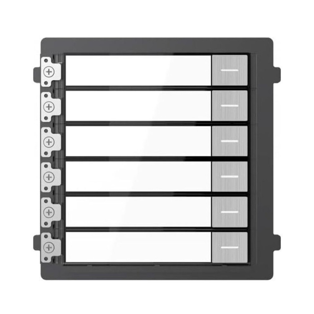 Hikvision - 305302236 - Inox, 6 Appel, 6 Plaque Signaletique, Blacklight