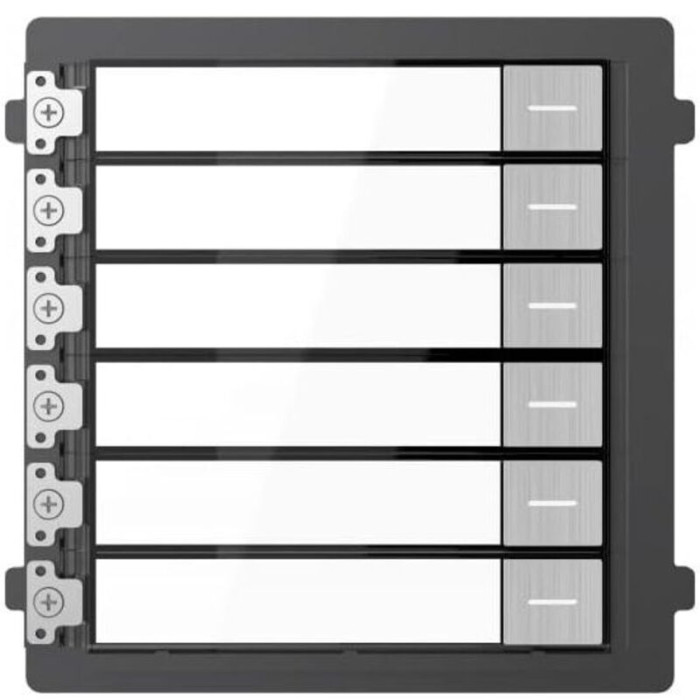 Hikvision - 305302236 - Inox, 6 Appel, 6 Plaque Signaletique, Blacklight