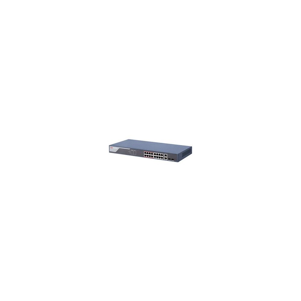 Pro Series DS-3E1318P-SI - Commutateur - intelligent - 16 x 10/100 (PoE) + 2 x Gigabit SFP (liaison montante) - de bureau - PoE 