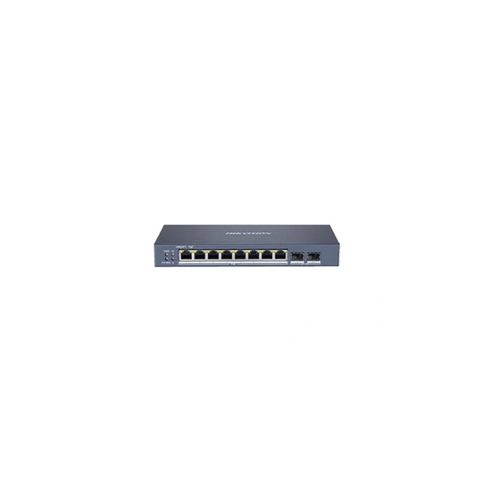 Smart Managed Series DS-3E1510P-SI - Commutateur - intelligent - 8 x 10/100/1000 (PoE+) + 2 x Gigabit SFP (liaison montante) - d