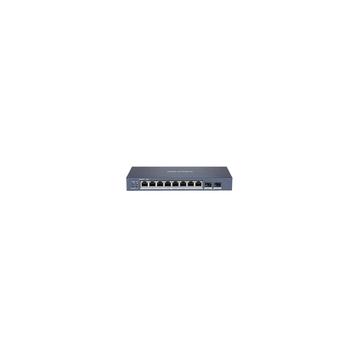 Smart Managed Series DS-3E1510P-SI - Commutateur - intelligent - 8 x 10/100/1000 (PoE+) + 2 x Gigabit SFP (liaison montante) - d