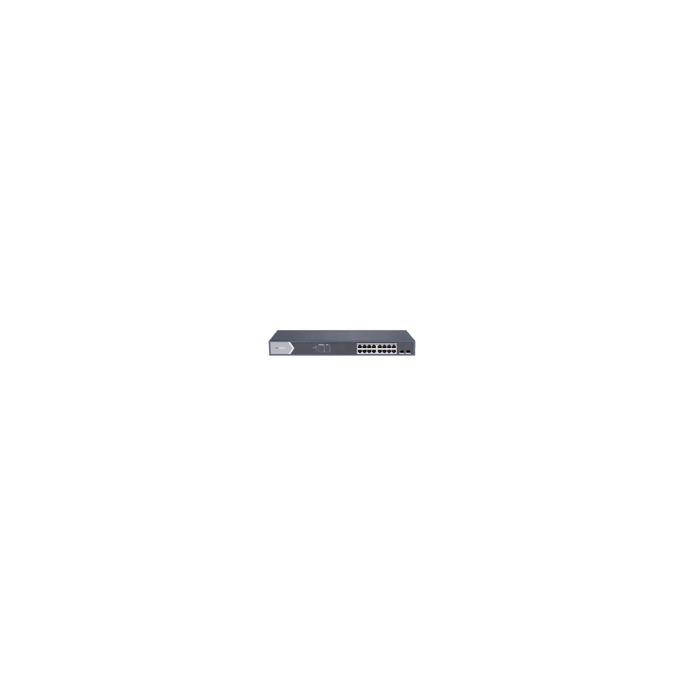 Smart Managed Series DS-3E1518P-SI - Commutateur - intelligent - 16 x 10/100/1000 (PoE+) + 2 x Gigabit SFP - de bureau - PoE+ (2