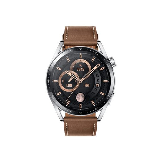 Montre connectée Huawei Watch GT 3 46mm Classic Marron