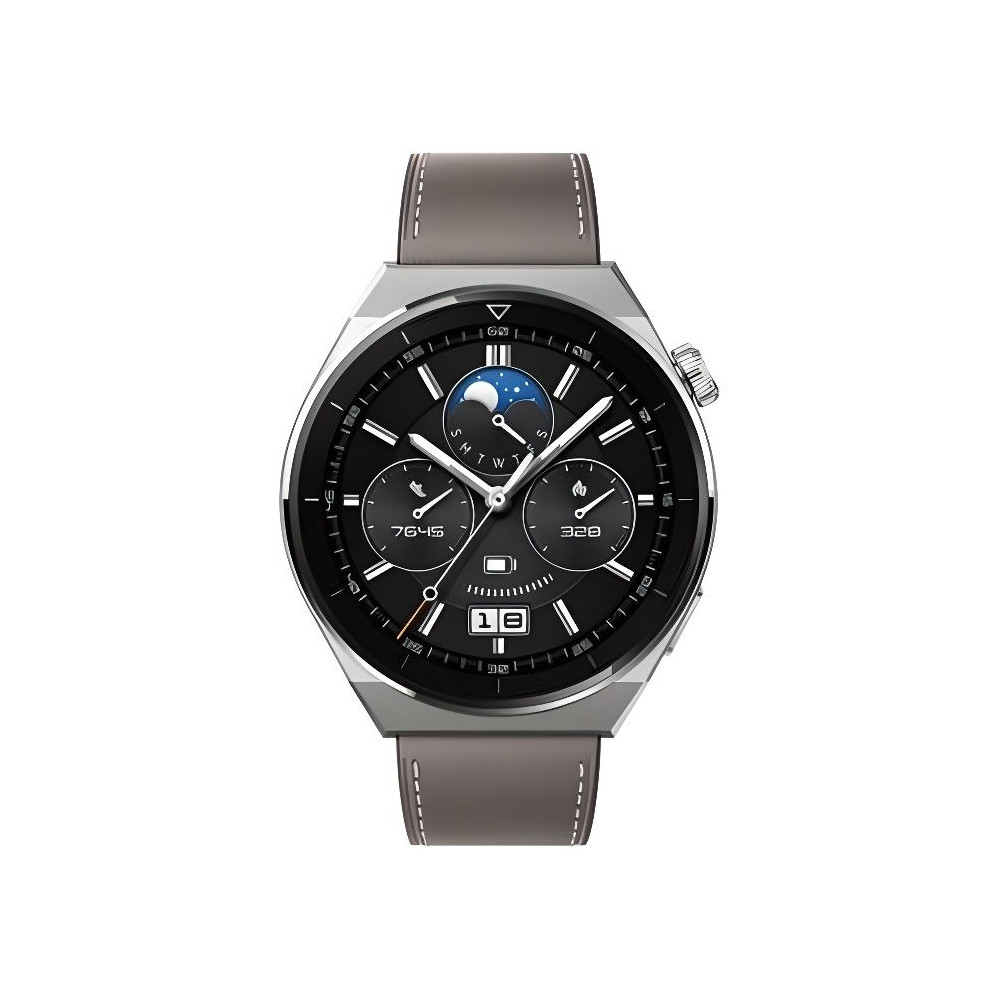 Montre connectée - HUAWEI - GT 3 Pro - 46mm - Classic - Marron
