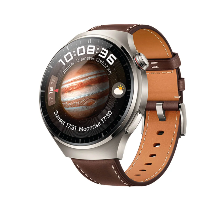 Huawei Watch 4 Pro Classic - Titane - Marron