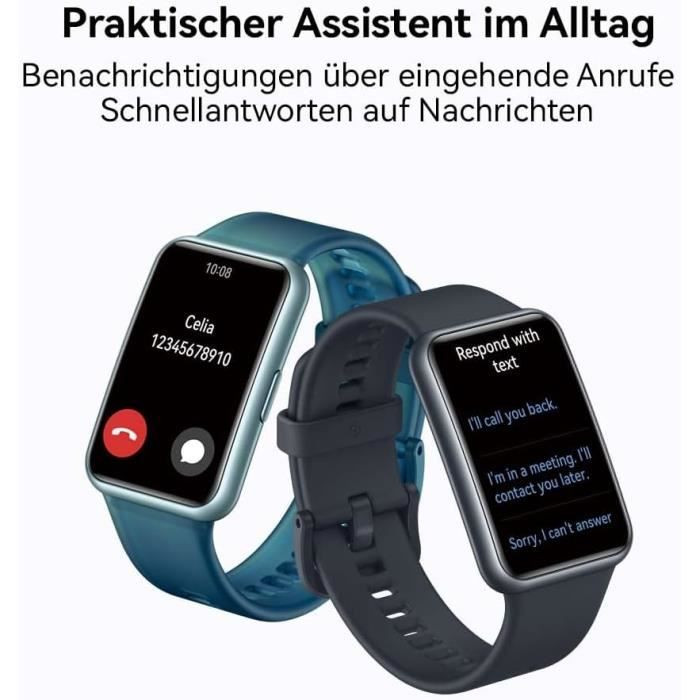 HUAWEI Watch FIT Édition spéciale écran AMOLED HD de 164 Pouce Suivi Scientifique du Sommeil GPS intégré Longue durée de