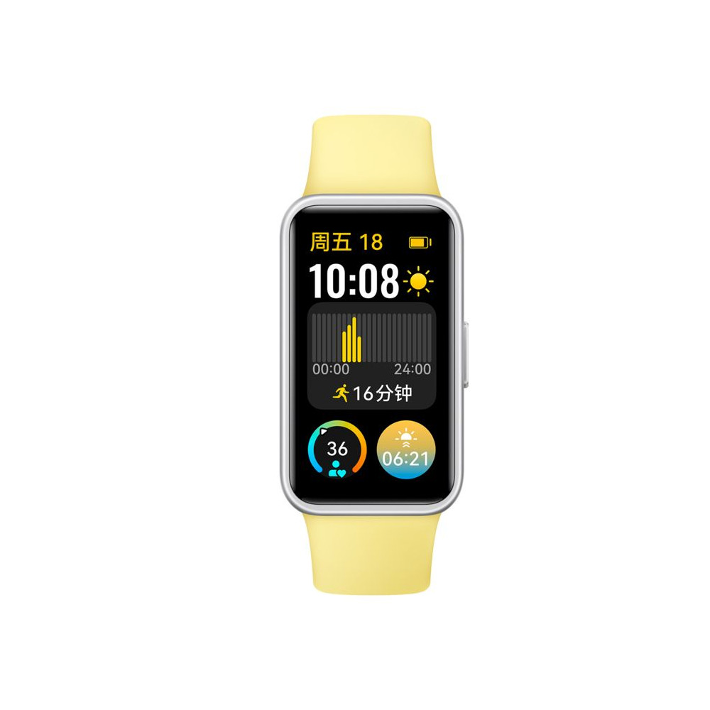 Smartband - Huawei - Band 9 - Jaune - Écran AMOLED - 100 Modes Sportifs