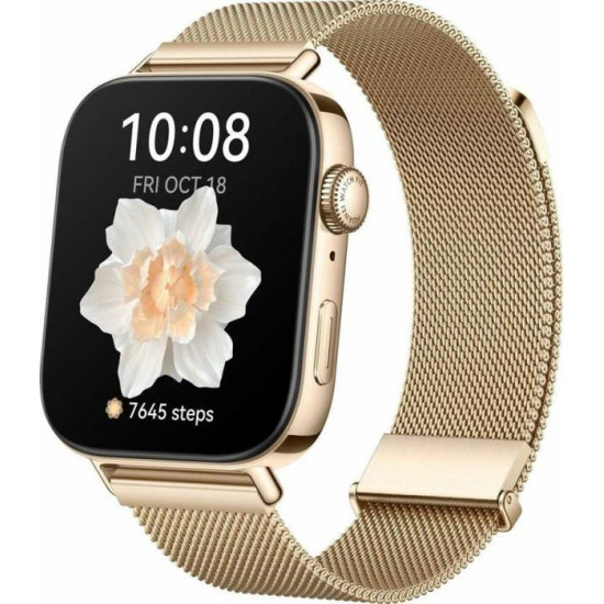 Montre connectée - HUAWEI - Watch Fit 3 Elegant Gold - Bluetooth - 7 jours dautonomie - Suivi de santé