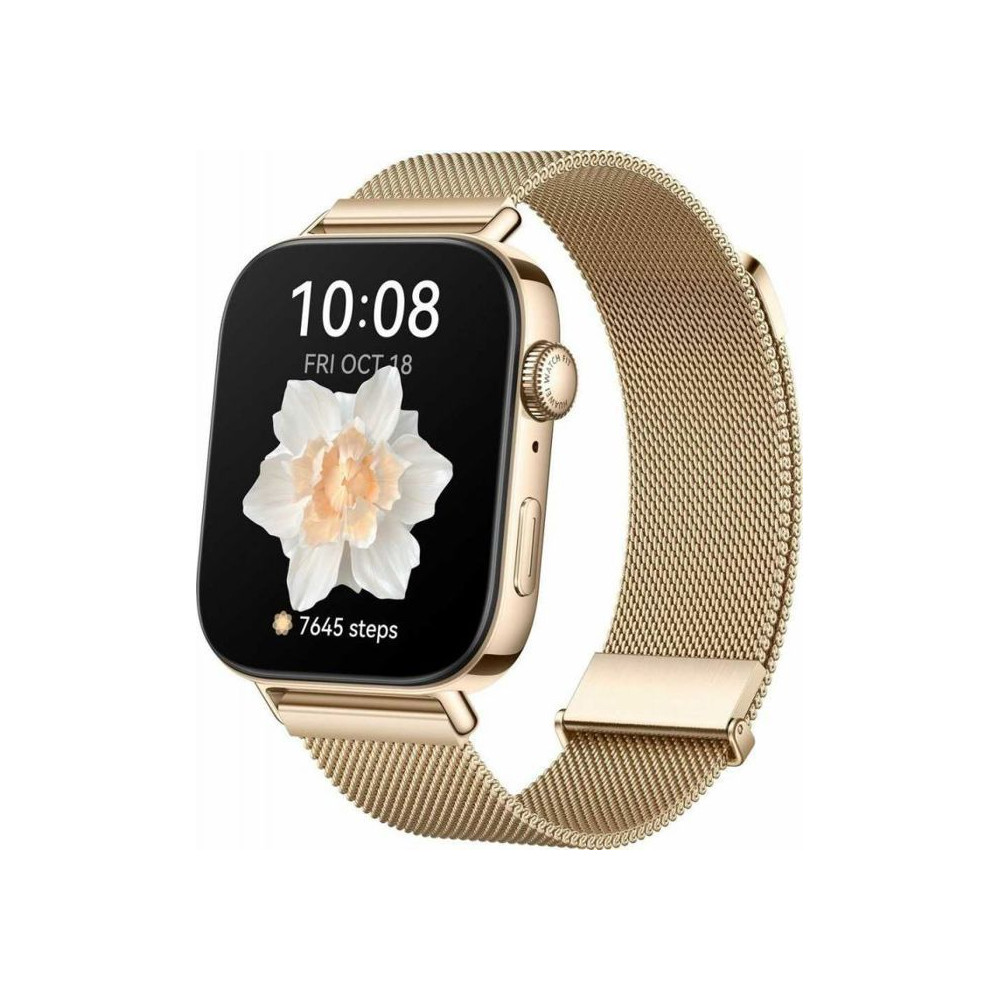 Montre connectée - HUAWEI - Watch Fit 3 Elegant Gold - Bluetooth - 7 jours dautonomie - Suivi de santé