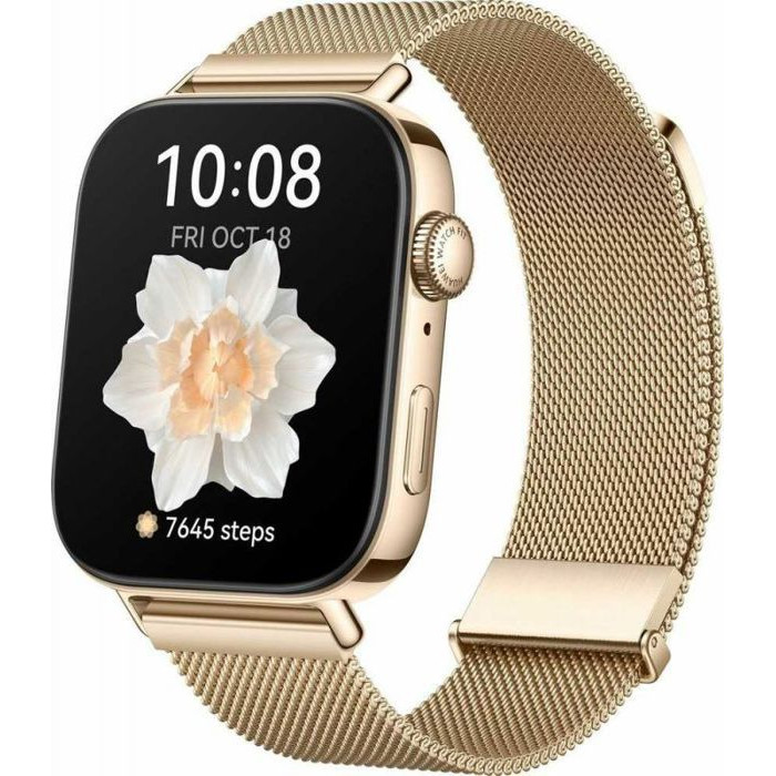 Montre connectée - HUAWEI - Watch Fit 3 Elegant Gold - Bluetooth - 7 jours dautonomie - Suivi de santé