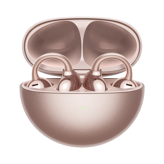 Huawei FreeClip Casque True Wireless Stereo (TWS) Crochets auriculaires Appels/Musique USB Type-C Bluetooth Or rose