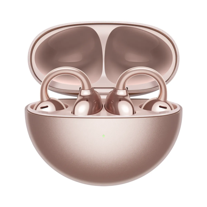 Huawei FreeClip Casque True Wireless Stereo (TWS) Crochets auriculaires Appels/Musique USB Type-C Bluetooth Or rose