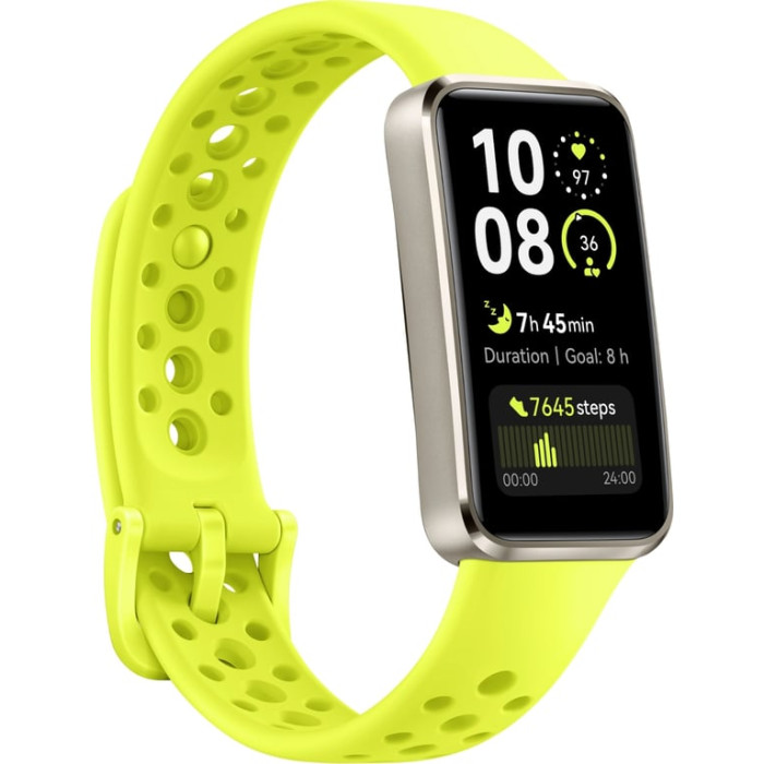 Band 10 AMOLED Bracelet connecté, Vert - Neuf