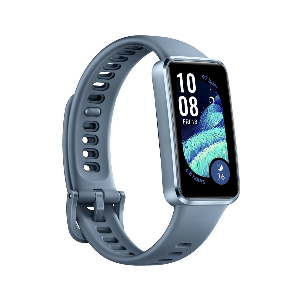 Band 10 AMOLED Bracelet connecté, Bleu - Neuf